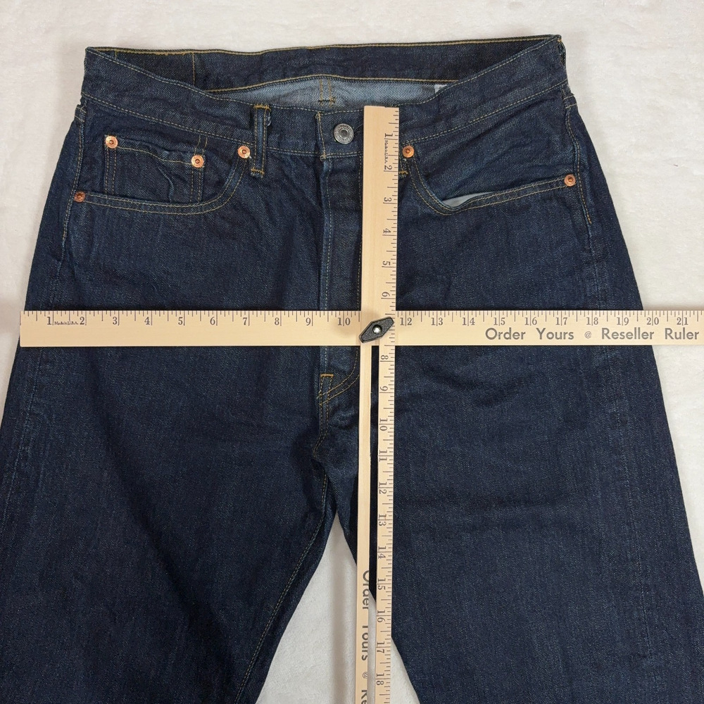 Sugar Cane 1966 Jeans W32 L34 Dark Wash Straight Leg - Picture 14 of 16